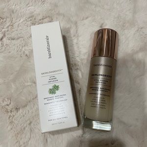NIB bareMinerals Skinlongevity- 100 ml/ 3.4 fl. Oz